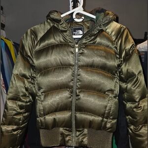 North Face 550 Hey Mama Bomber Puffer Jacket XS